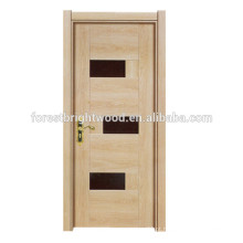 Porta de madeira interior da melamina barata popular do estilo simples